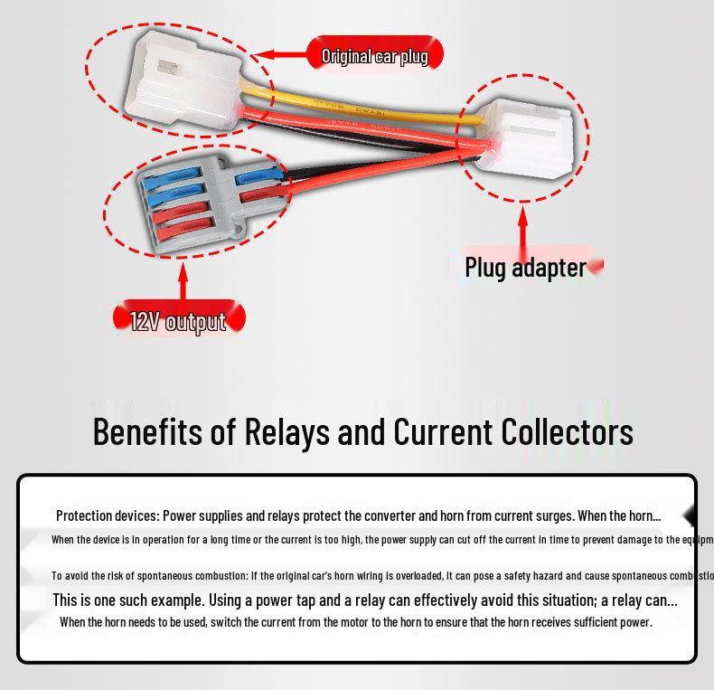 Подходит для электромобиля Xiao Niu 12В, Тонкий, Водонепроницаемый, Пылезащитный, Улитка-гудок, Одиночный в Двойной Преобразование.