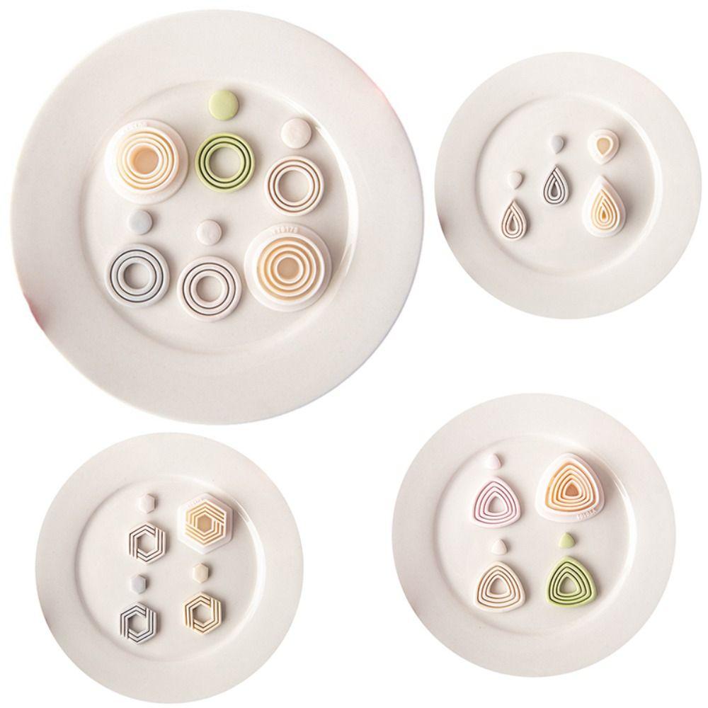 Мягкая керамика, форма для полимерной глины, полые серьги, вырезанная форма, серьги, ювелирные изделия, кулон, изготовление