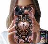 Etui Do Iphone 15 - Kobiece, Modne Wzory, Kłódka Serce Róża