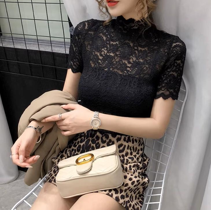BLACK COLLAR embroidered elegant tied fashionable clothing accessory