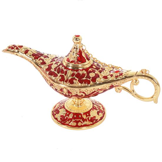 European Retro Crafts Home Club Zinc Alloy Aladdin Light Crafts Wishing Lamp