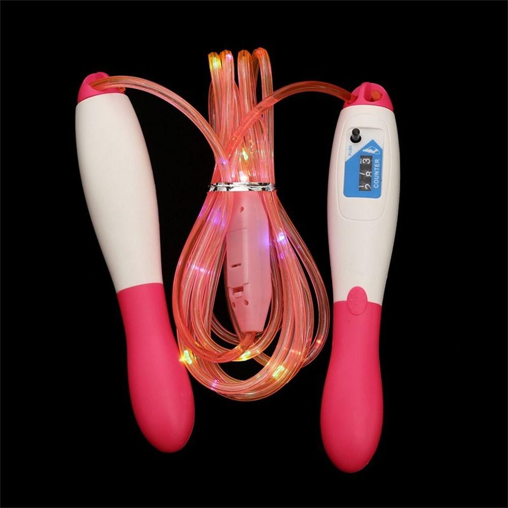 Светящиеся светодиодные скакалки повышают гибкость, делают фитнес веселым, светящаяся скакалка, красочная координация, светящиеся скакалки