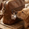 Portable Pet Hair Storage Bag Heart Shape Memorial Key Chain Dogs Paw Pendant  Funeral Supplies