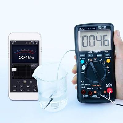 Мультиметр BSIDE, автоматический/ручной диапазон, цифровой универсальный измеритель, 6000 отсчетов, ЖК-дисплей, True RMS Smart