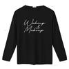 Wake Up And Makeup Fashion T Shirt For Artists Stylish  vintage Washed Unisex homme Casual Versatile Top For Everyday Wear Soft