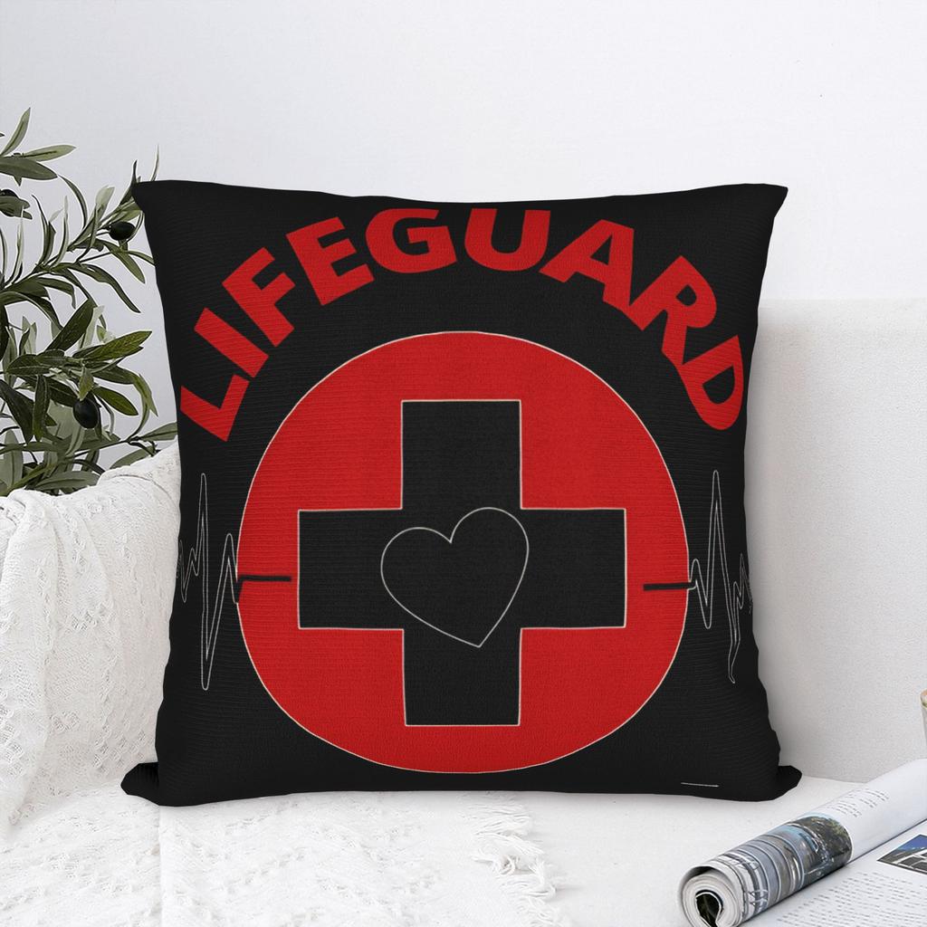 Lifeguard Of The Week Discover Heart Pillow Case Morden Pillow Cover Soft Pillowcases For Sofa Home Decor