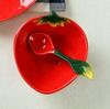 Ручная роспись Арбузная миска Клубничная Апельсиновая Фруктовая миска Керамическая Креативная Милая Бытовая Посуда Керамическая ложка