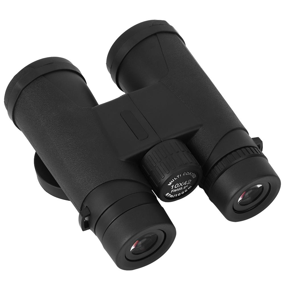 10X42 Binoculars BAK4 Portable Telescope with Universal Cilp for Outdoor Hunting Hunting