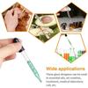 4Pcs Clear Bent&Straight Tip Eye Dropper Thick Glass Medicine Dropping Pipettes  Essential Oils