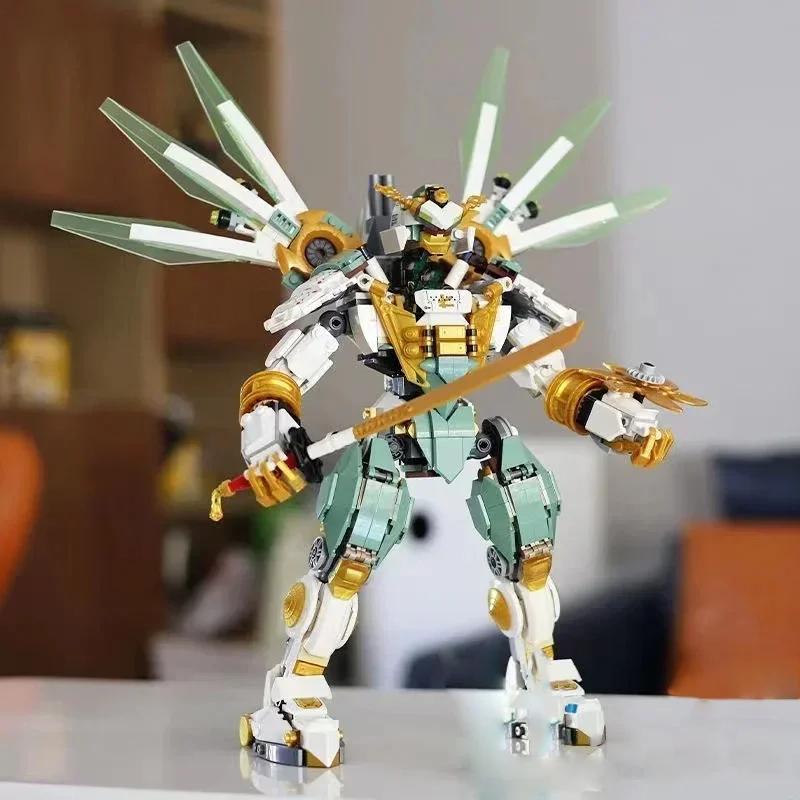 900+PCS Технический Ллойд Титан Механический Воин Робот Меха Строительные Блоки Классическая Модель Фильма Игрушки Для Детей Подарок
