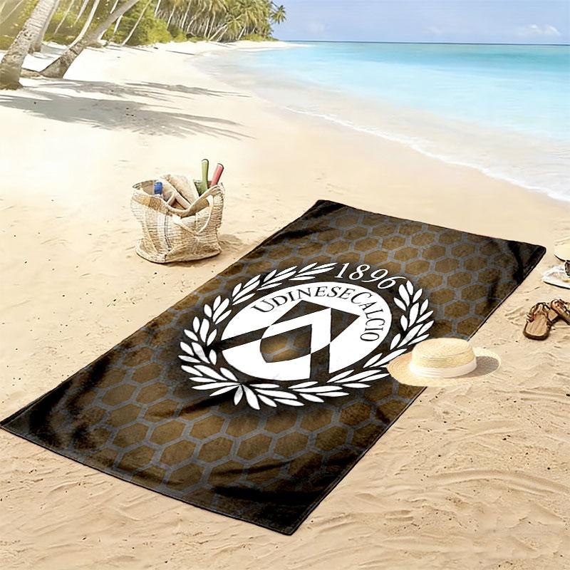 Udinese logo Beach Towel, Large Soft Quick Dry Towel for Beach Camping Swimming