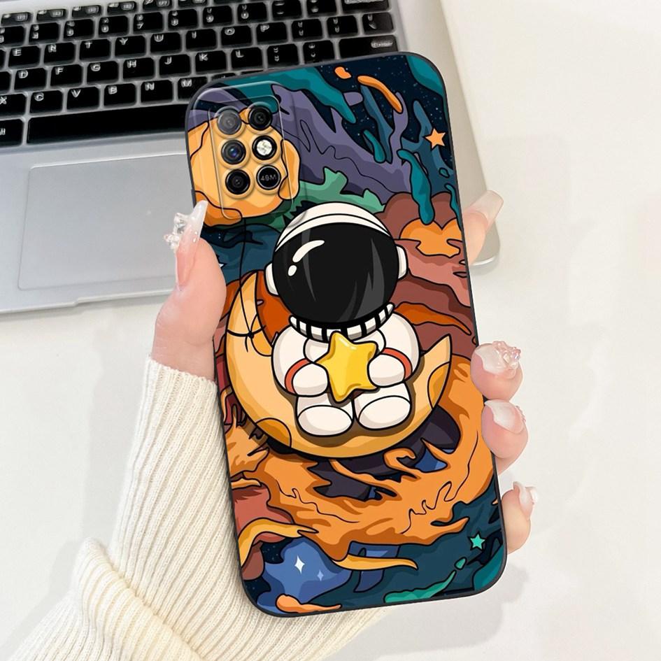 Чехол для Infinix Note 8 8i 2020 Милый Астронавт Мягкий Силикон Funda Ударопрочный Матовый Чехол Для Infinix Note8 Note8i Чехлы для Телефона