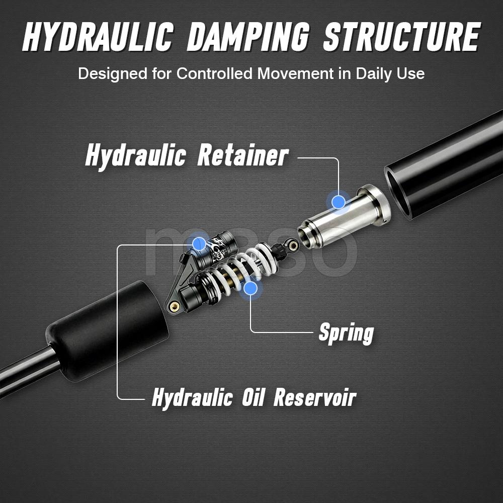 Rear Tailgate Slow Down Gas Shock Lift Support Struts Damper For Volkswagen Amarok 2011 2012 2013 2014 2015 2016 2017 2018- 2020