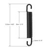 Motoforti 1pc 5pcs Motorcycle Main Bracket Kickstand Spring for CBT Return Spring Foot Kickstand Side Stand Spring 12.5cm Length