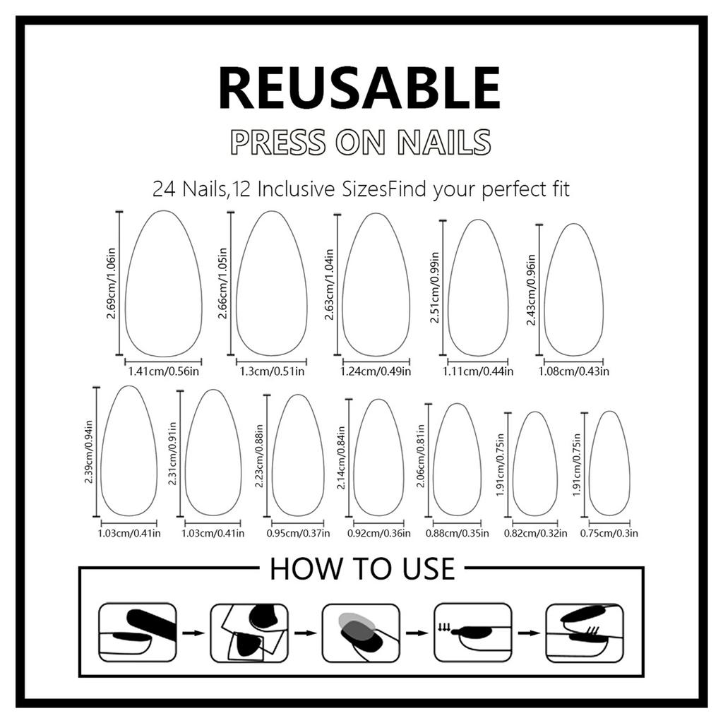 Накладные ногти в форме миндаля, глянцевые, накладные ногти, натуральные, полностью покрывающие накладные ногти, акриловые клеи для ногтей для женщин