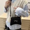 Новый дизайн Y2k Bow плечевые сумки однотонные женские сумки модные банты подмышки сумки женские
