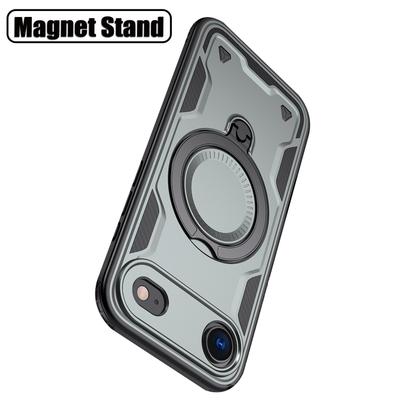 Противоударный чехол Rugged Armor для подставки MagSafe для iPhone 17 Air 16 15 14 13 12 Pro Max 11 XR Plus 16E 17Pro Магнитный держатель Чехол для телефона
