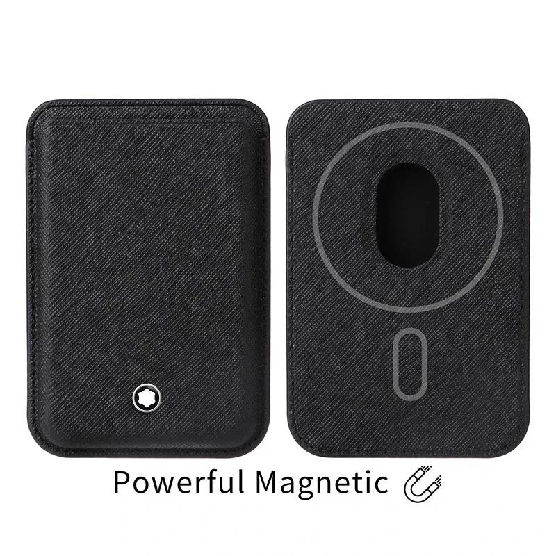 Сильный МагнитныйСильный Магнитный для IPhone 17 16 15 14 13 12 Pro Max Для Кошелька Magsafe Карманный Слот для Карты из Углеродного Волокна