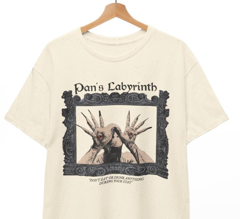 Pan's Labyrinth movie vintage t-shirt, natural color Tee Pale Man, Unisex Tee