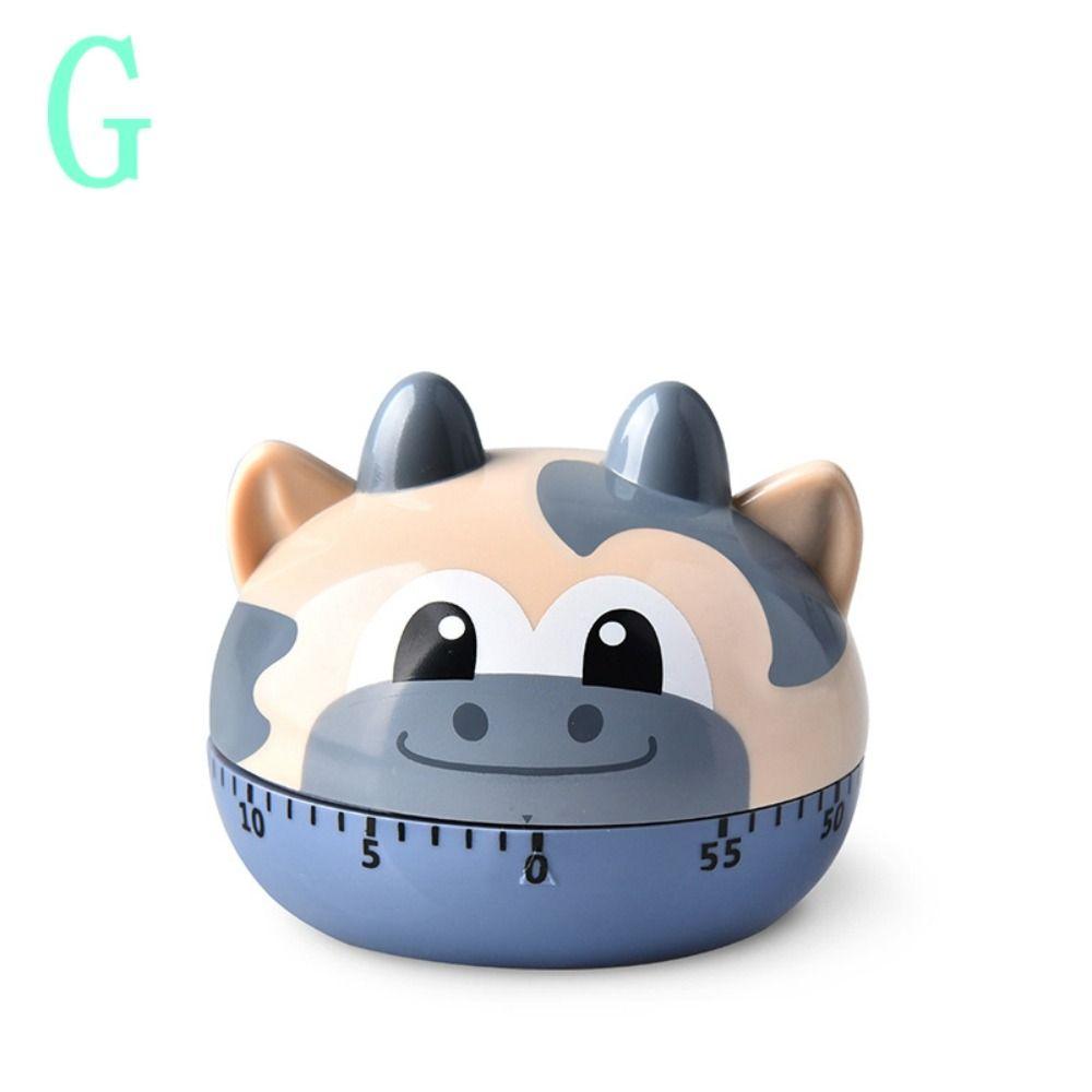 60Minutes Cooking Timer Cartoon Time Management Tool Easy To Operate Animal Mechanical Timer Adult