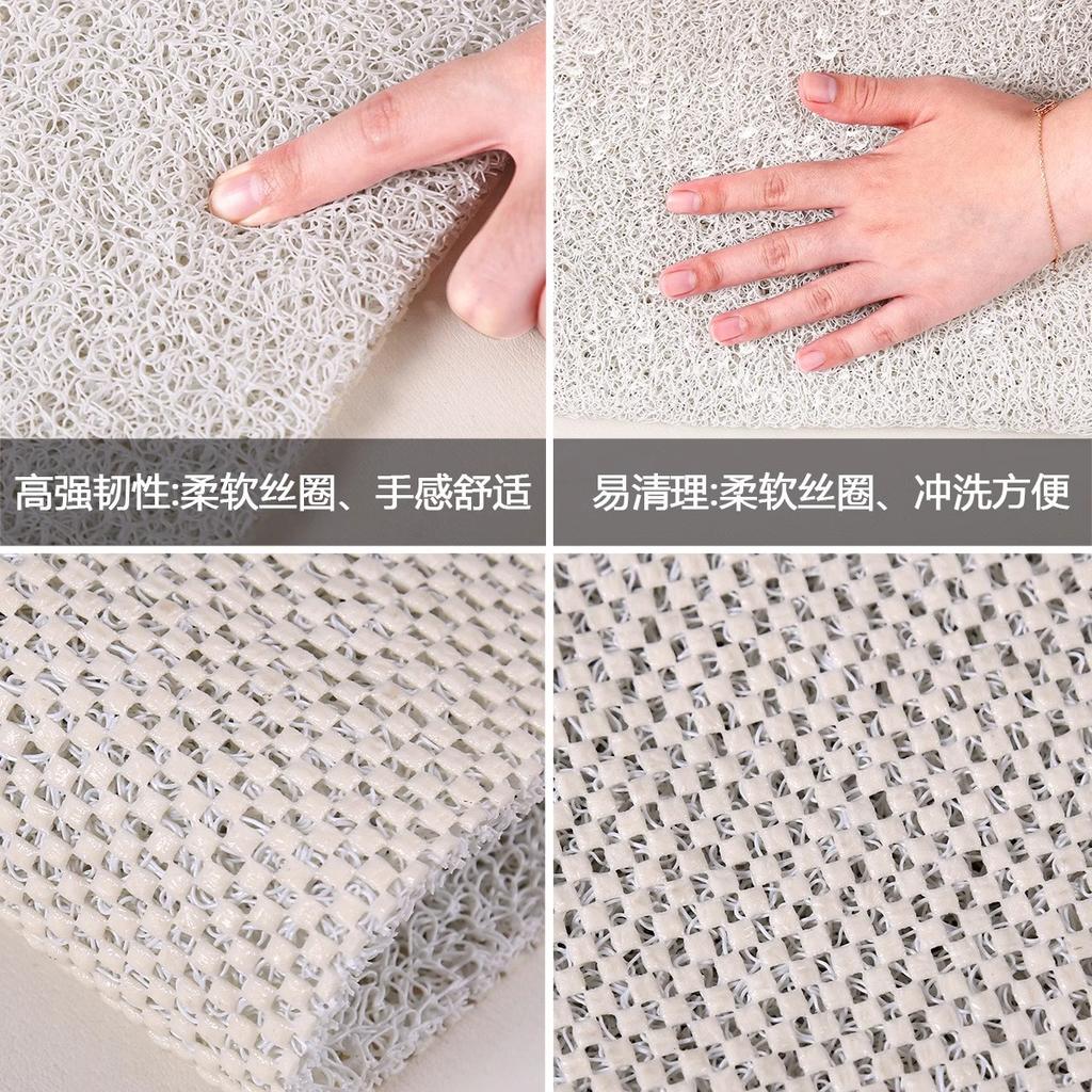 Ванная комната Полый шелковый круг Напольный Можно резать Коврик Нескользящий коврик для пола Душевая комната Ванная комната Туалет Противоскользящий Грязеотталкивающий коврик