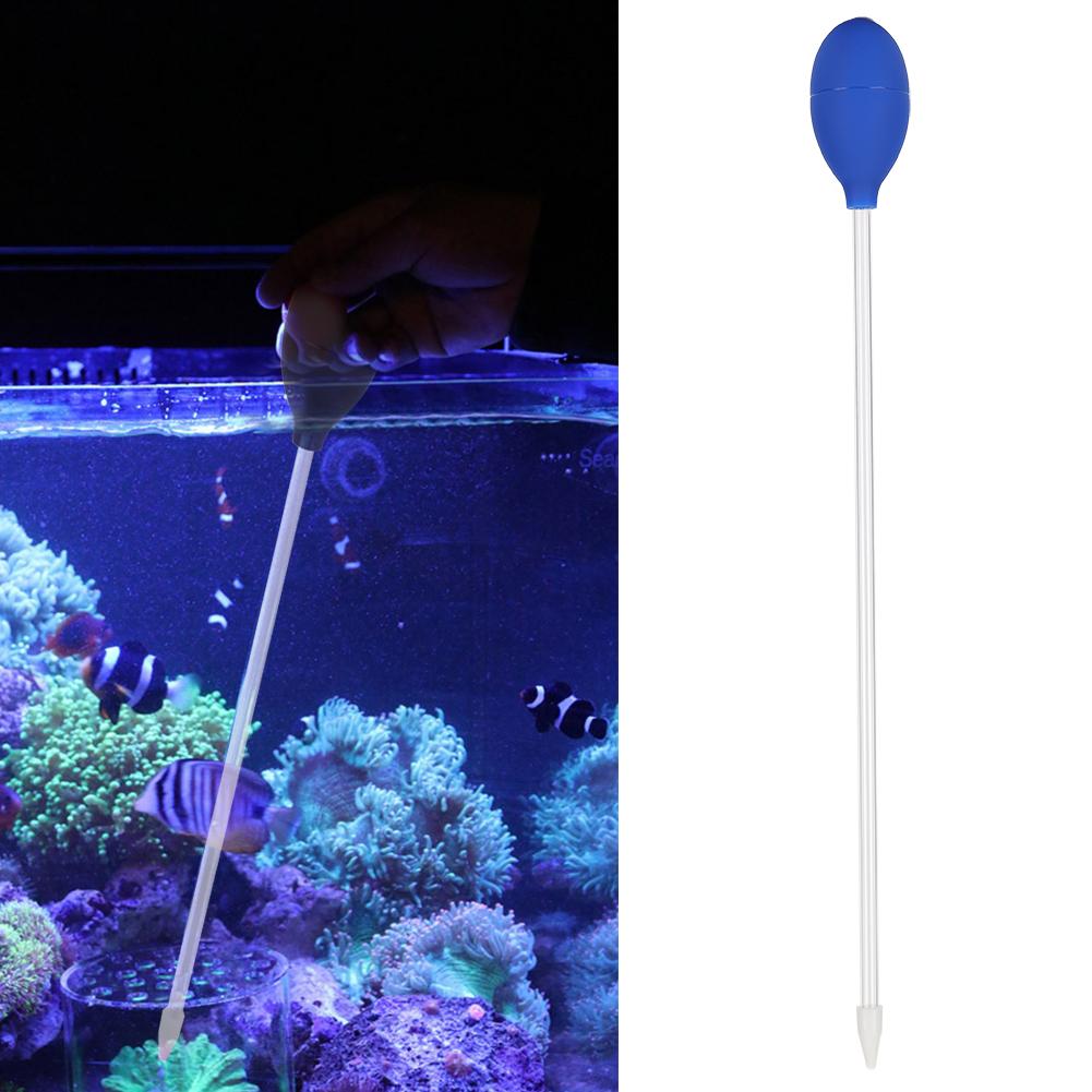 Акриловая кормушка для кораллов, устройство для смены воды, отсос для очистки аквариумов от экскрементов, трубчатый кормушка для рыб, синий коралл