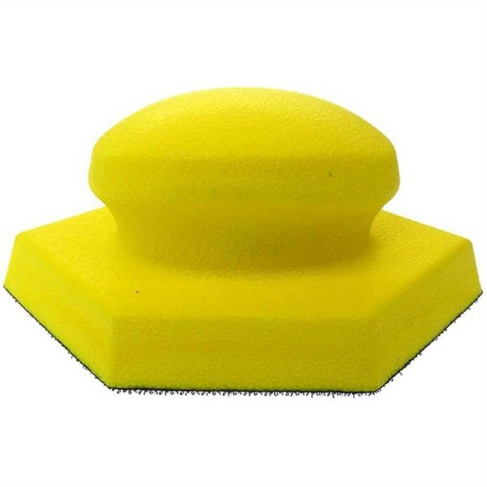Manual Grinding Disc 90*150MM Six-sided Hand Grinding Sticky Button Tray Grinding Block Polishing Wheel Durable Hand Pad Sanding Blocks Hook