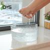 Складной бассейн для воды, стабильная конструкция, портативный контейнер для воды, прозрачное ведро для воды большого диаметра для кемпинга, пикников, барбекю
