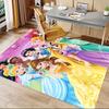 Princesses Colorful Gowns Carpet For Playroom Bedroom Living Room Sofa Home Decorkids Game Area Rug Nonslip Floor Mat