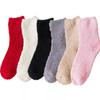6 Pairs Warm Thick Sock Women Lady Sock Plush Fluffy Cozy Winter Fuzzy Bed Floor