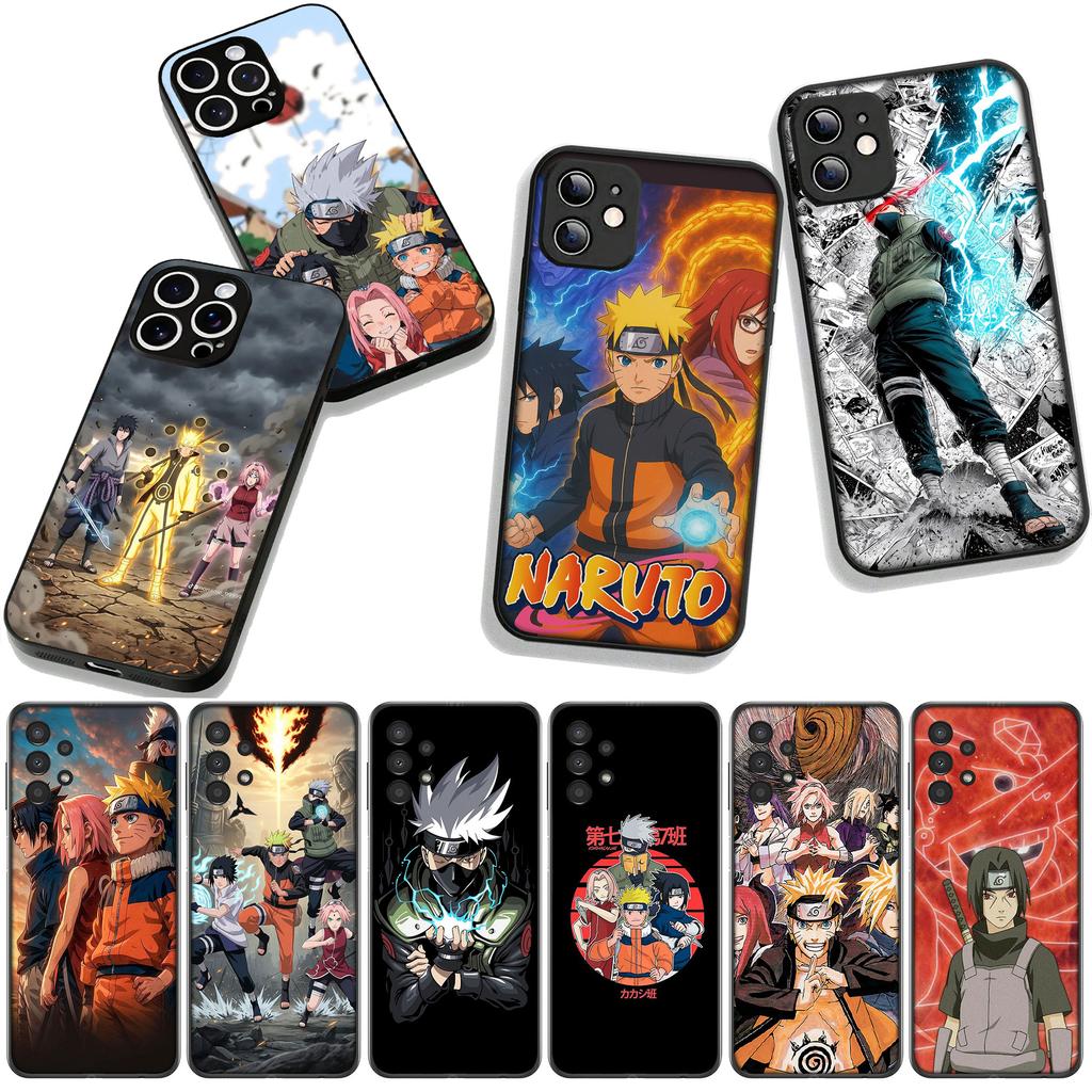 Чехол для Apple iPhone 16 15 14 Plus 13 12 Mini 17 Pro Max + ProMax 16E Air Чехол для телефона Наруто Какаши Харуно Сакура Саске