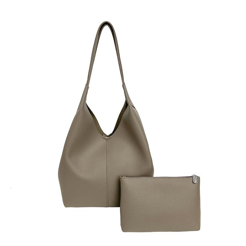 New Large-Capacity Bag, Women'S High-End Sense Niche Class Commuter Bag Versatile Shoulder Tote Bag