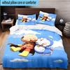 Superhero Parade 3pcs Bedding,Including 1pc Duvet Cover And 2pcs Pillowcases Perfect for Christmas,Ideal for Bedroom, Dormitory