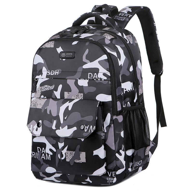Schoolbag Printed Student Breathable Durable Travel Bag Shoulders