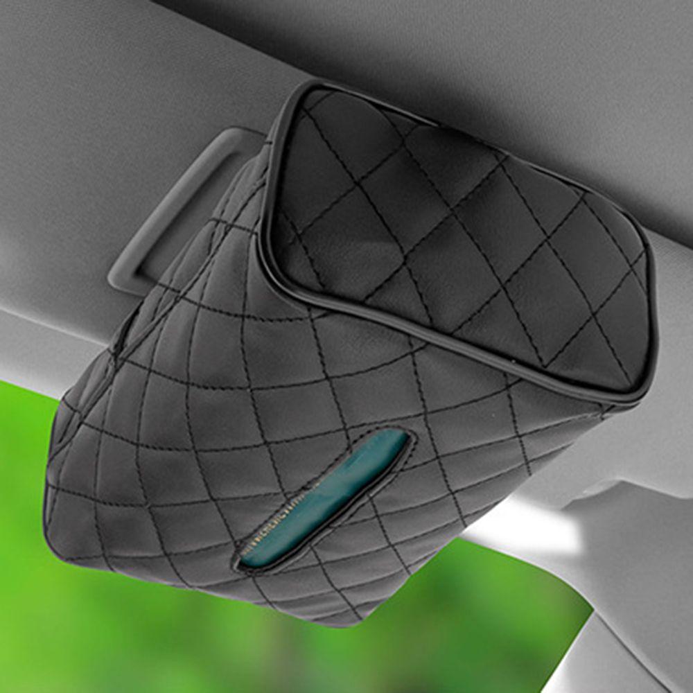 Box Seat Back Sunroof Storage Bag Napkin Cover Auto Storage Case Paper Holder Car Tissue Box