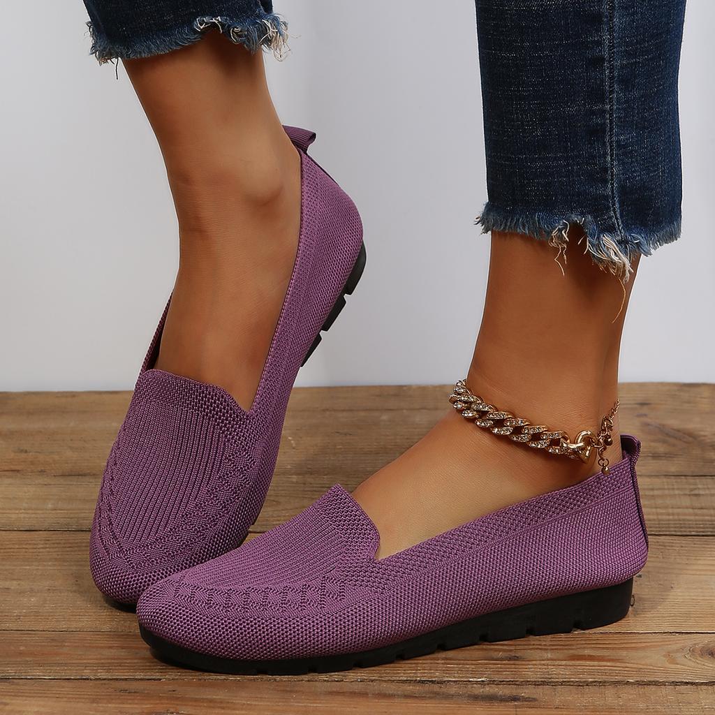 Повседневная женская обувь на плоской подошве, летняя сетчатая дышащая обувь-носки на плоской подошве, женские удобные легкие кроссовки, слипоны, лоферы, zapatos de mujer