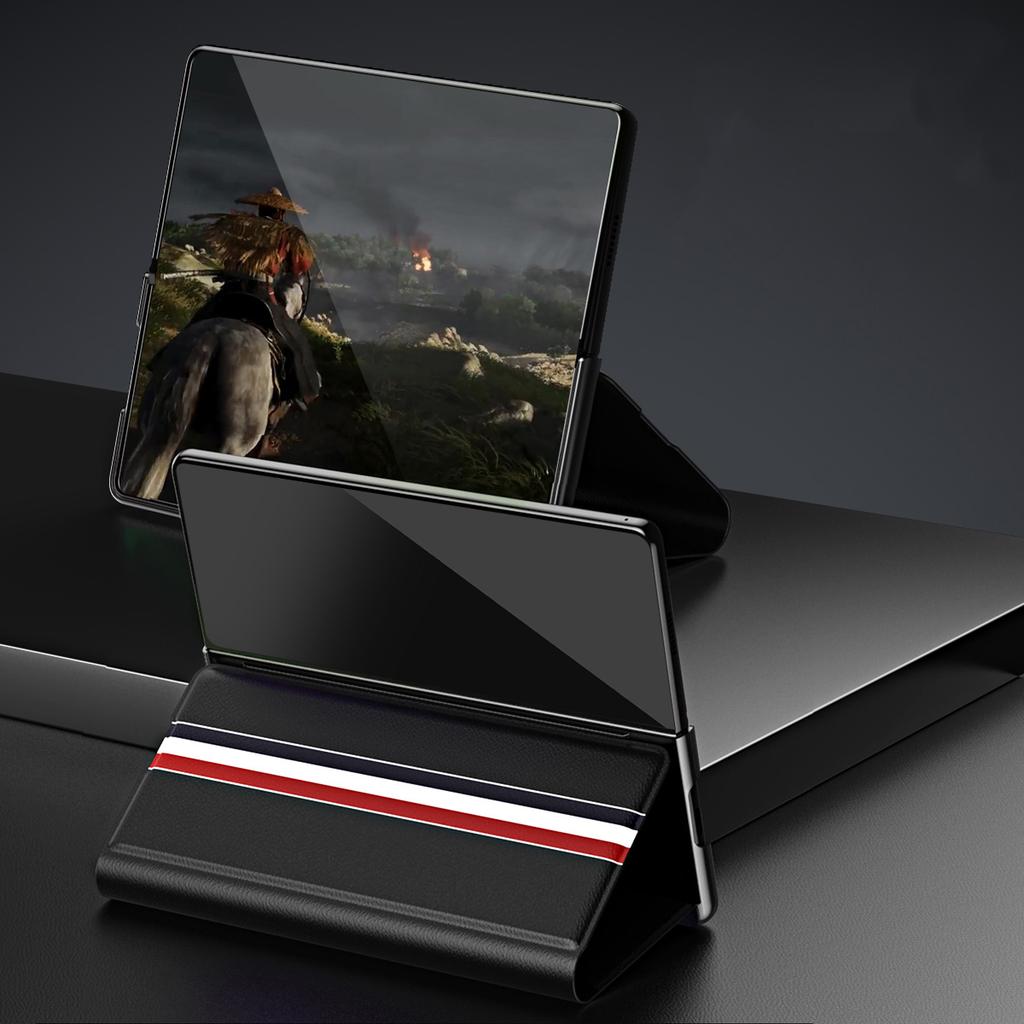 Luxury Folding Leather Full Body Protection Case for Samsung Galaxy Z Fold7 5G Fold 7 6 5 Fold6 Fold5 Fold3 Fold4 Fold 4 3 2