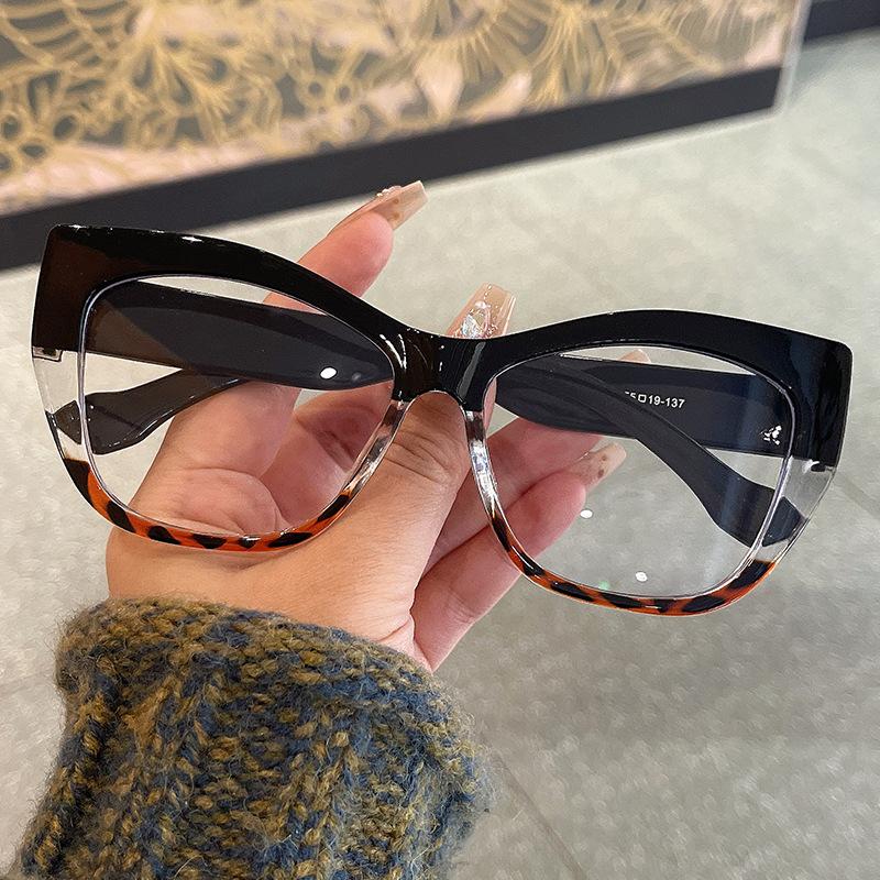 Модные трендовые оправы для очков формы «кошачий глаз», защищающие от синего света, женские очки, мужская оправа для очков