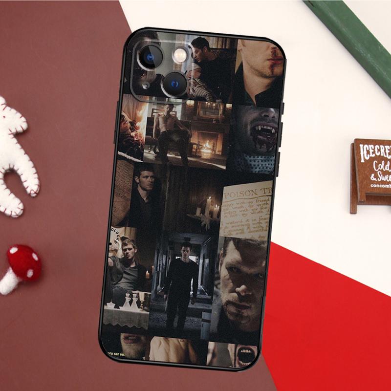 Кейс Клаус Майклсон Дневники Вампира Для iPhone 16 15 14 13 12 Mini 11 Pro Max X XR XS 7 8 Plus Мягкий Бампер Чехол