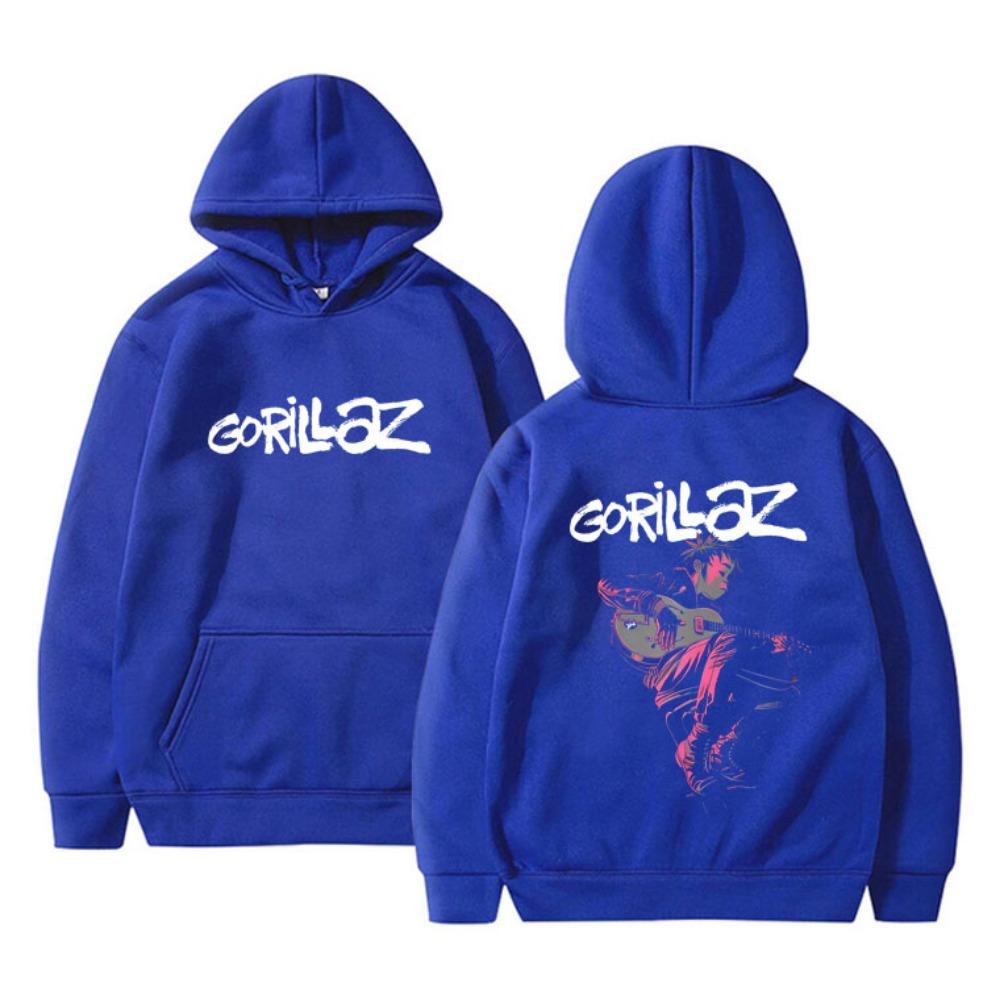 Rock Band Gorillaz The Now Now Album Graphic Hoodie Men Women Punk Oversized Hooded Sportswear Male Vintage Cool Hoodies