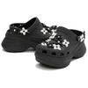 SMFK x Crocs Маленький Кит Удобные и Универсальные Обувь с Отверстиями Женские Черные