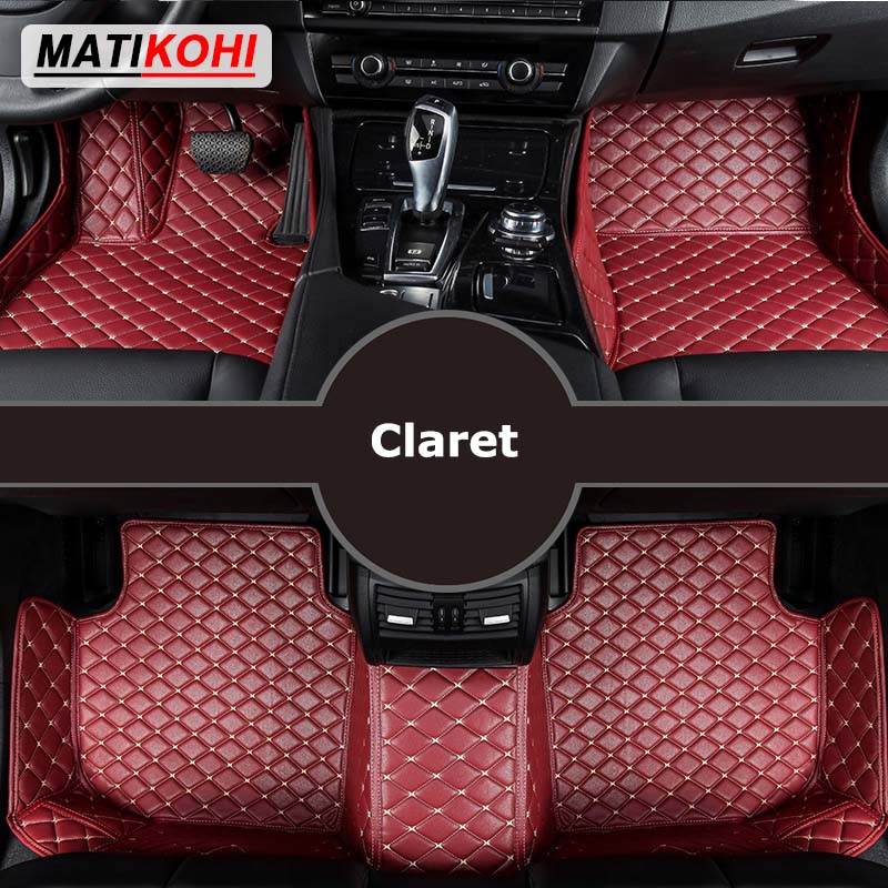 AOTI9 MATIKOHI Custom Car Floor Mats For Hyundai Grandeur Azera Auto Carpets Foot Coche Accessorie