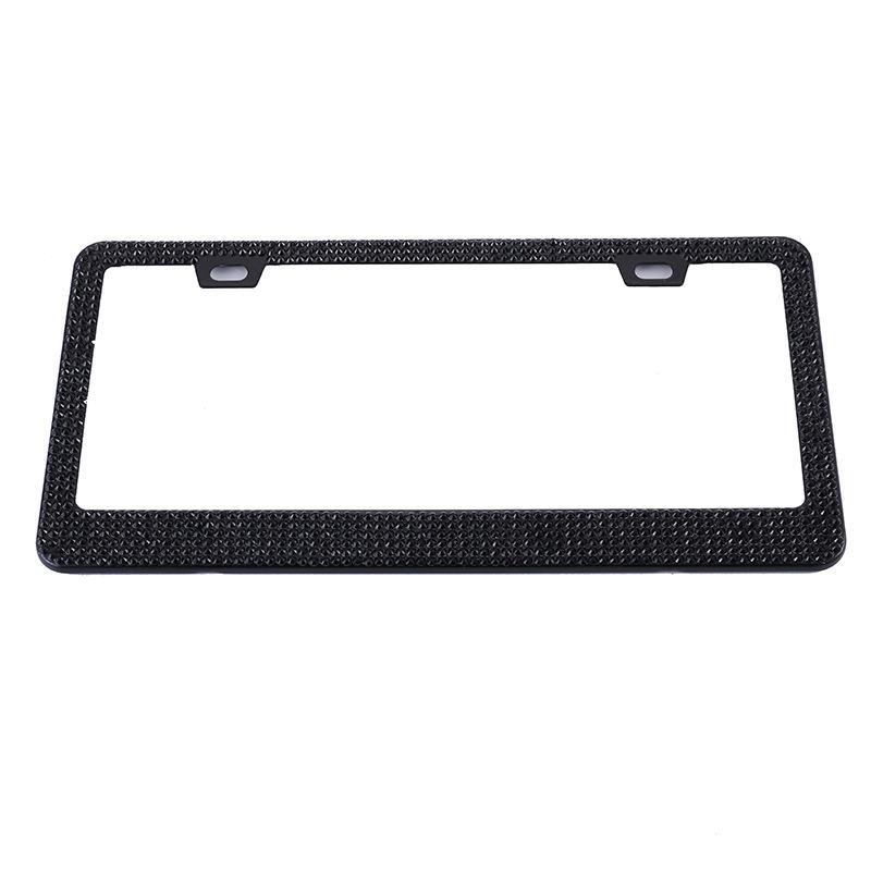 1шт рамка номерного знака автомобиля блестящая хрустальная рамка номерного знака американский номерной знак рамка номерного знака из нержавеющей стали автомобильные аксессуары