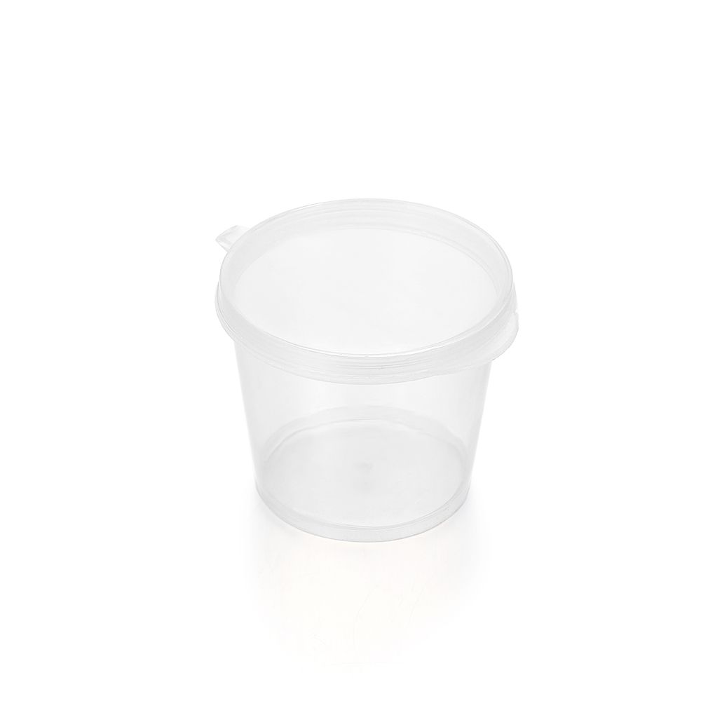 25Pcs Disposable Takeaway Plastic Sauce Cup Pigment Paint Box Palette Food Containers
