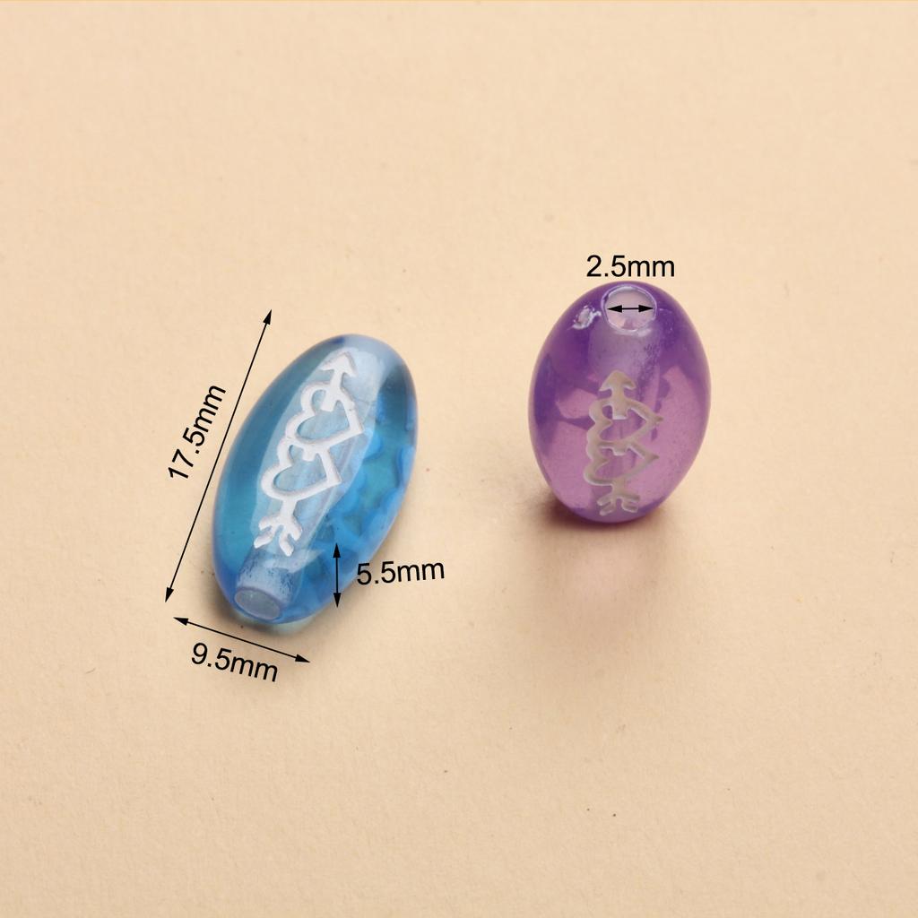 20 шт., 17,5*9,5 мм, одна стрела сквозь сердце, модные акриловые свободные бусины для изготовления ювелирных изделий, браслет, ожерелье, брелок, бисер, аксессуары ручной работы