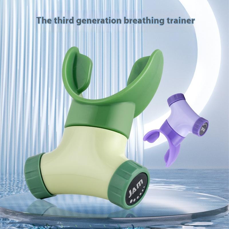 Тренажер для дыхания, респиратор для легких, оборудование для фитнеса, дыхательный силиконовый тренажер для высотных тренировок, инструмент для упражнений на выдохе на открытом воздухе