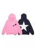 Women's 2025 Fleece-Lined Star Print Hoodie - Autumn/Winter Collection