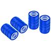 4Pcs/Set Tire Valve Caps, Premium Metal Rubber Seal Tire Valve Stem Cap fit for Nissan X-trail Qashqai Note Juke Sentra Patrol