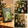 Blind Box Toys for Kids Christmas Cartoon Snake Advent Calendar, 24 Days Acrylic 2D Flat Surprise Figures, Collectibles Countdown Calendar Home