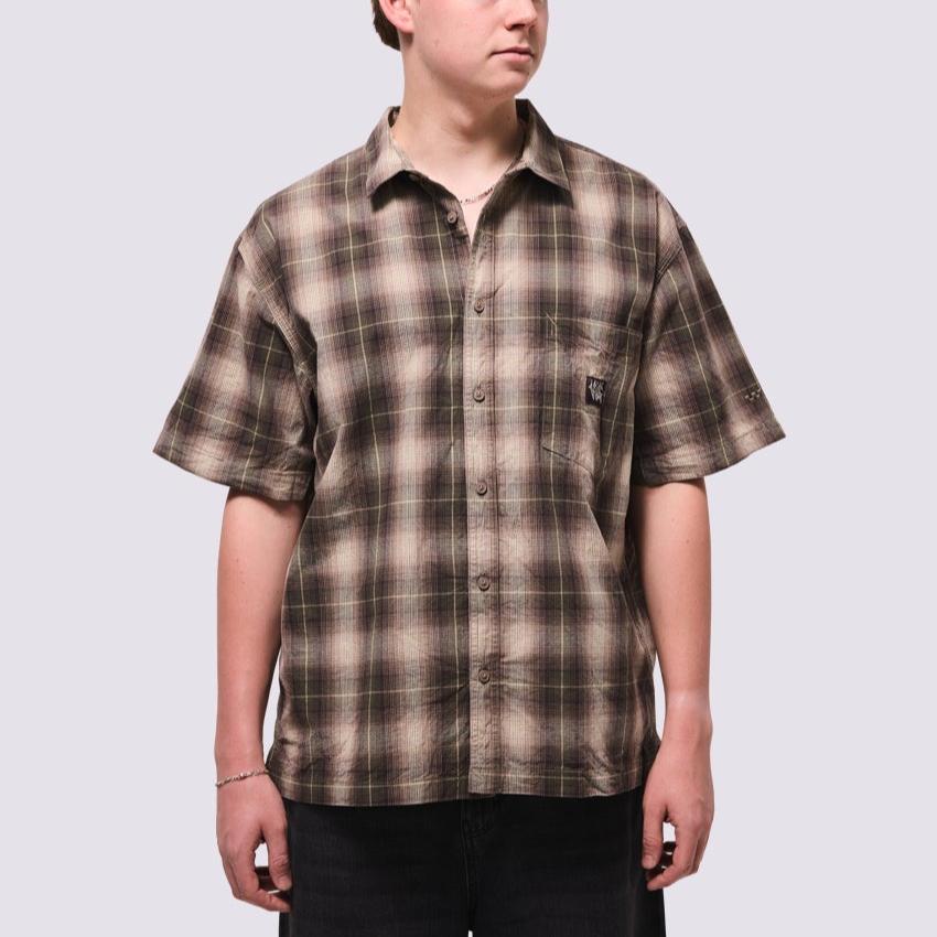 Vans Модная Удобная Универсальная Футболка с Коротким Рукавом Мужские рубашки Орех VN000KYW1NU